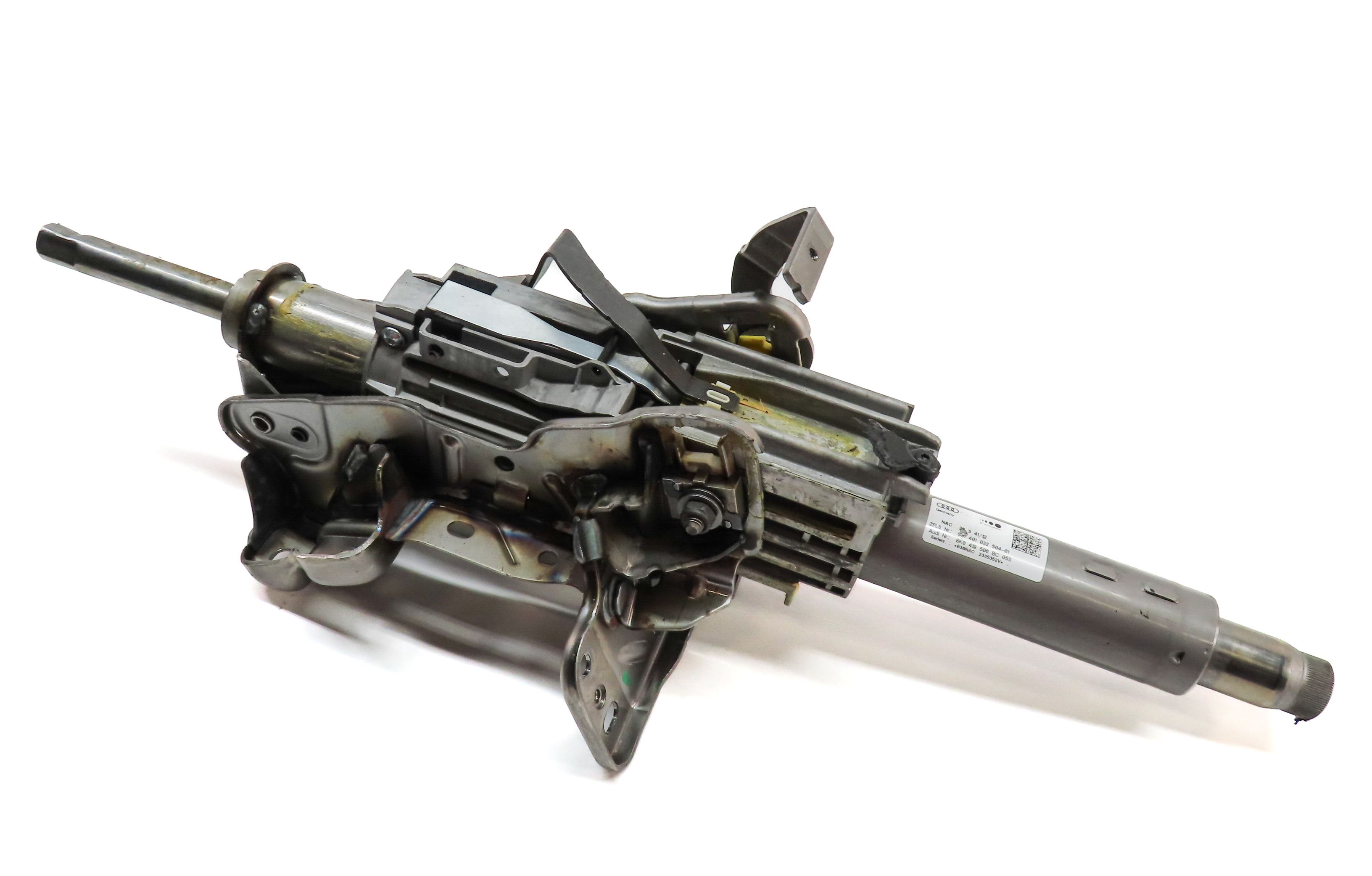 2013 AUDI S4 (B8 8K) FRONT LEFT DRIVER STEERING COLUMN ASSEMBLY w/ MOTOR — exact item pictured